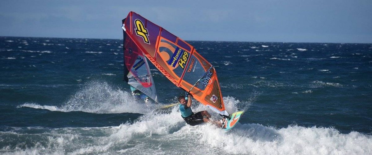 Windsurfer vor Gran Canaria