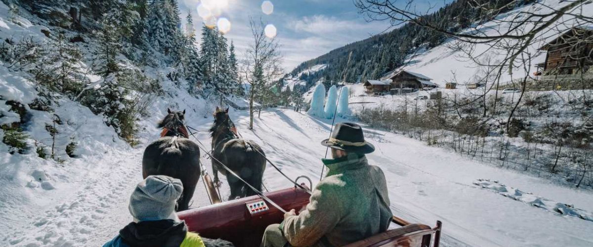 Winkeltal Osttirol Kutschfahrt im Winter