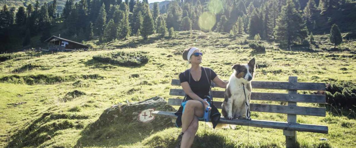 Zillertal Parkbank Hund